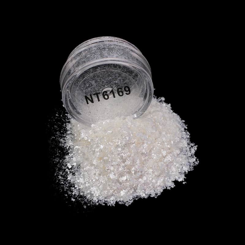 NT6169 Titanium Dioxide Free Snow Velvet Silver-white Pearlescent Pigment