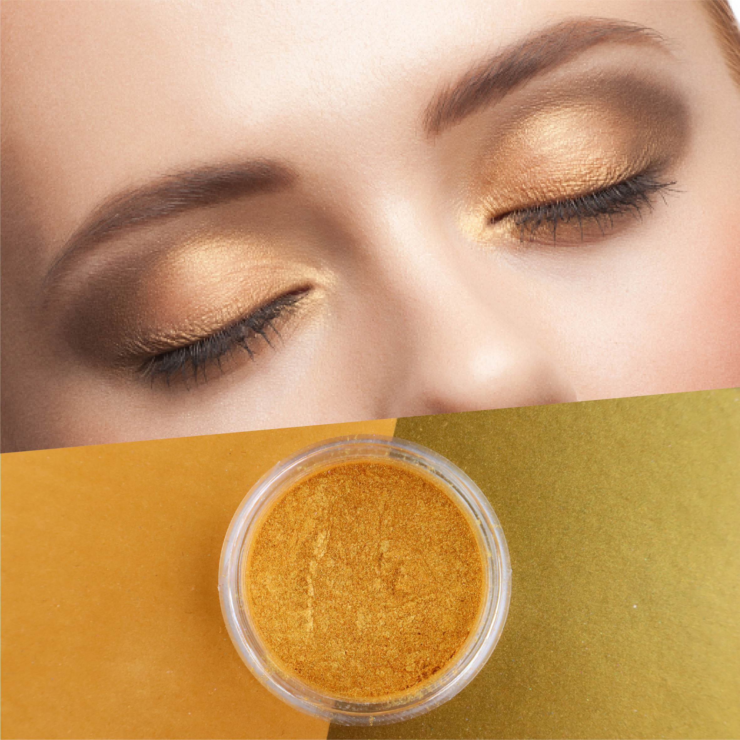 Natural Golden Pearlescent Pigment