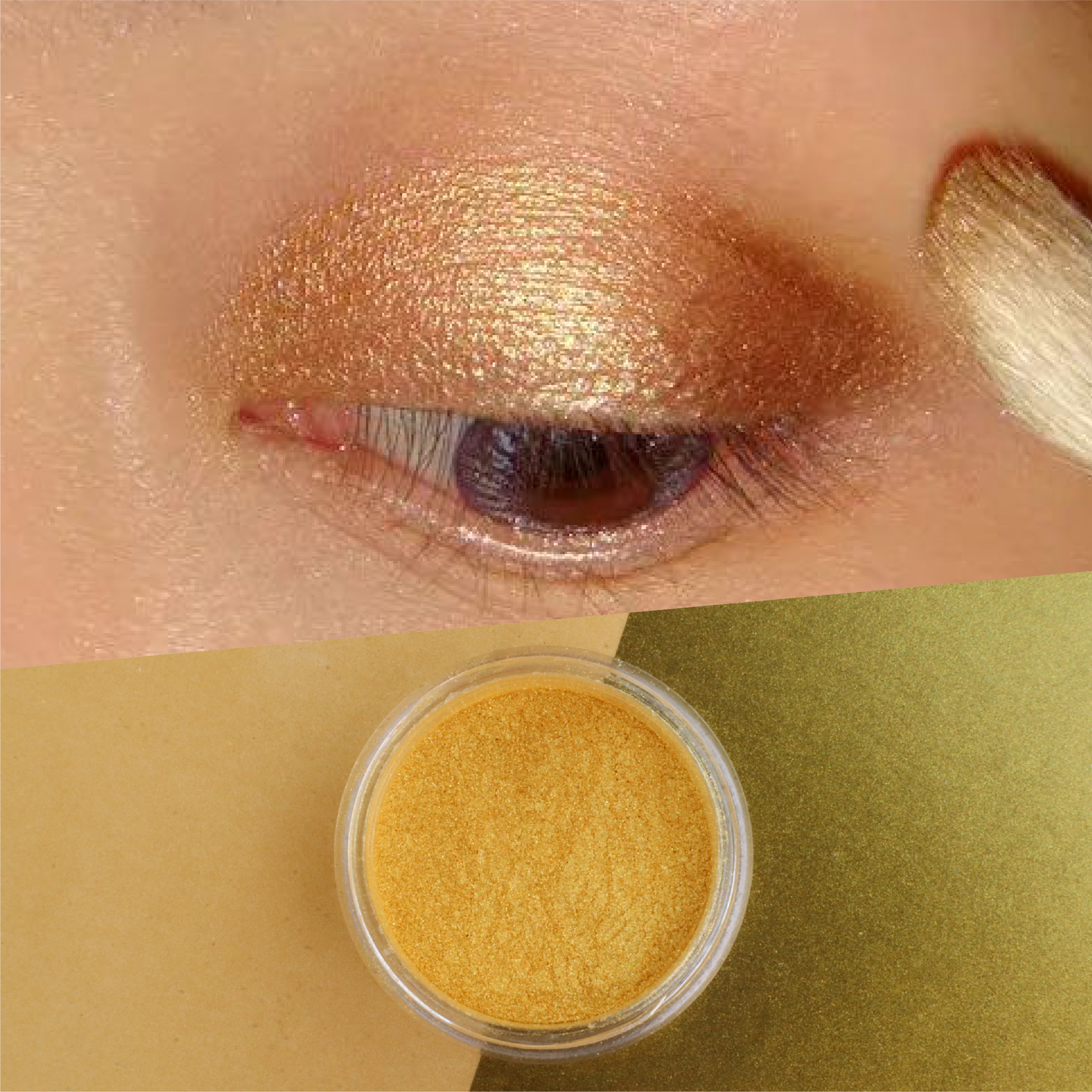 Crystal Golden Pearlescent Pigment